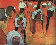 Buckwheat Harvesters at Pont-Aven Emile Bernard